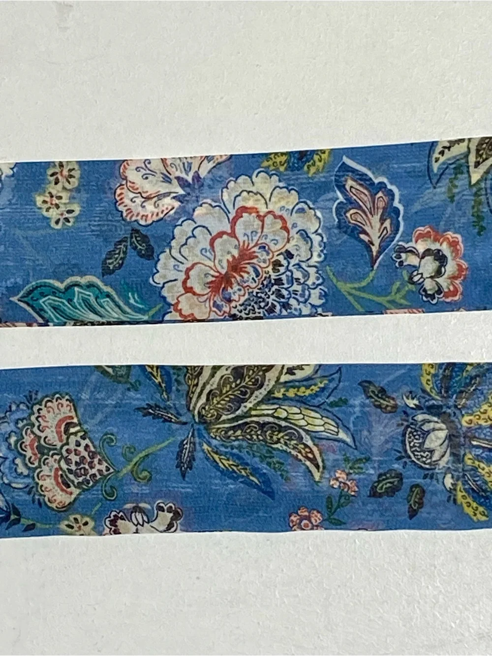 Silk Floral Blue Long Skinny Scarf Free People Virginia Pony Scarf Style